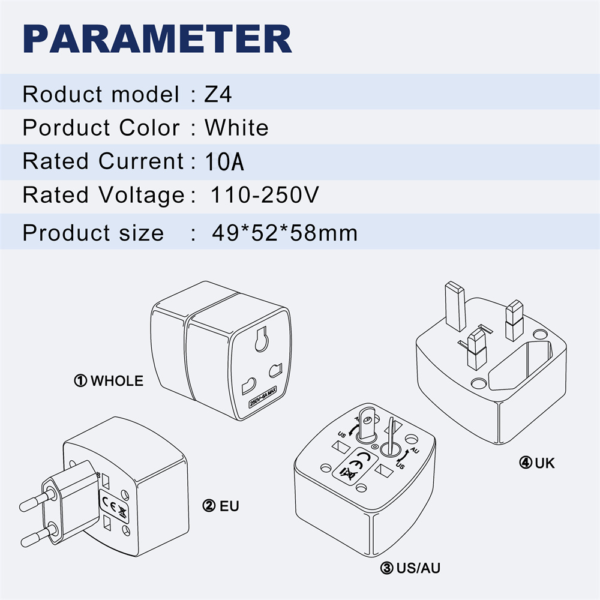 LDNIO-Universal-Plug Adapter- UK-Type-Z4-techgadgets (2) - Techbrands.lk